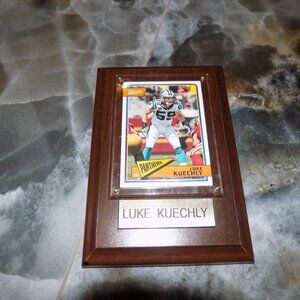 CLASSICS LUKE KUECHLY PLAQUE CAROLINA PANTHERS FOOTBALL NFL